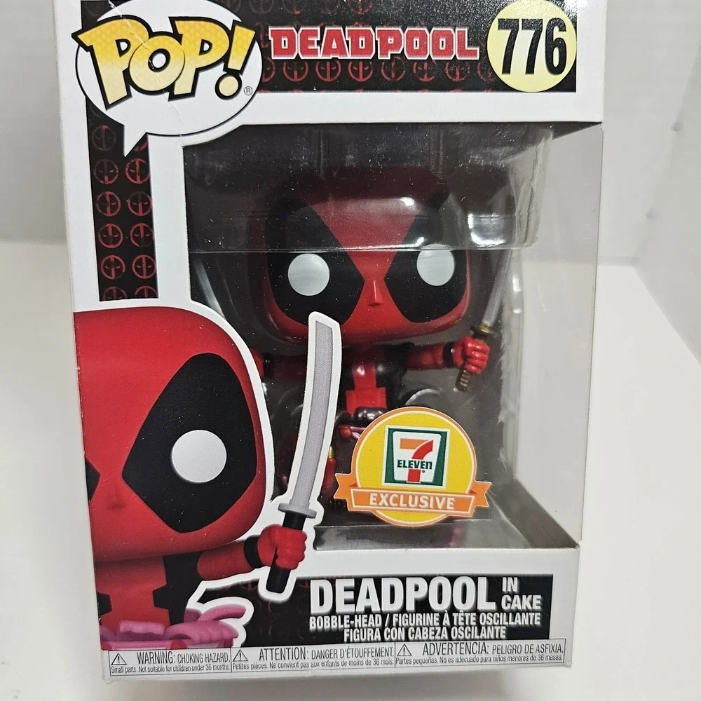 Funko POP Deadpool 776 7-11 7-Eleven Exclusive Deadpool in Cake